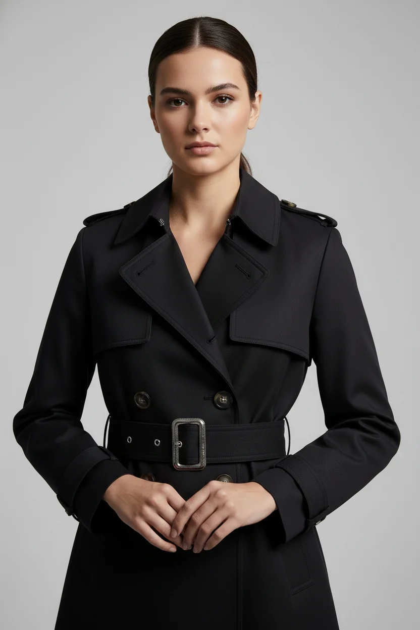 Heritage Double-Breasted Trench Coat - Image 3